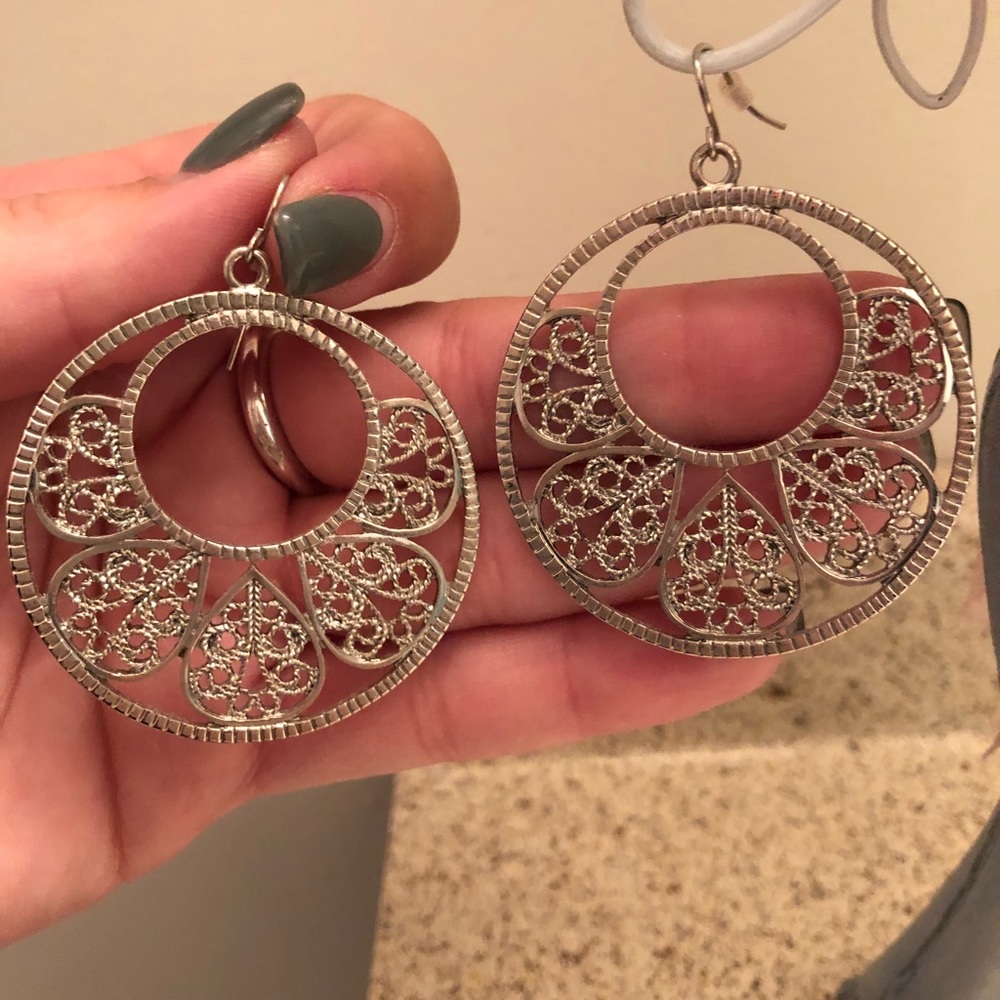 Sterling silver earrings